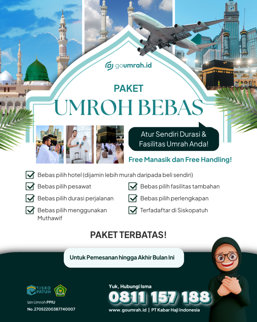 Paket Umroh Bebas goumrah.id